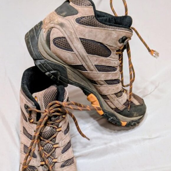 Merrell J06045 Walnut Mid Vent Performance Hiking Boots Size 14 main image 4